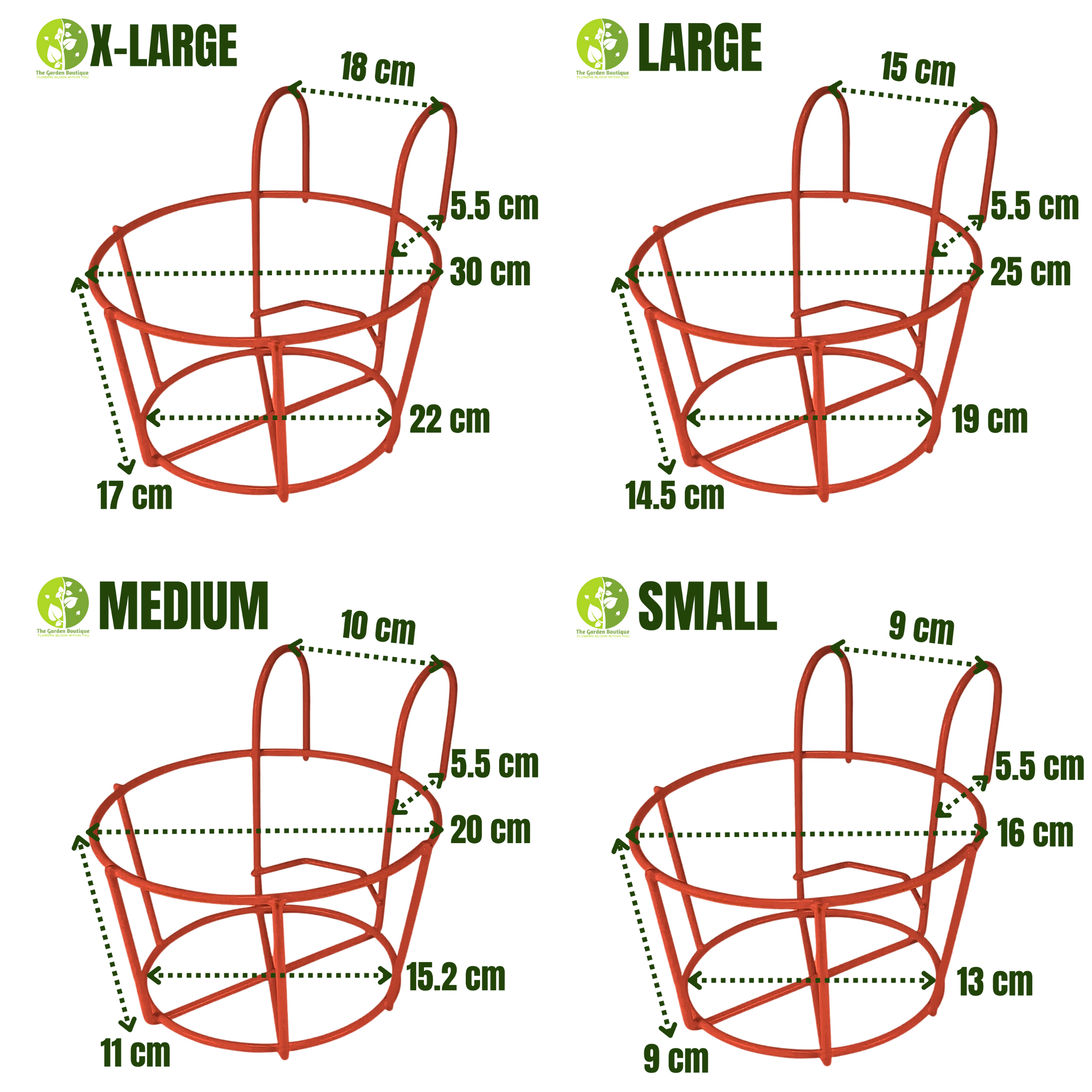 [Local Seller] European Hanging Plant Iron Racks Fence Balcony Corridor ...