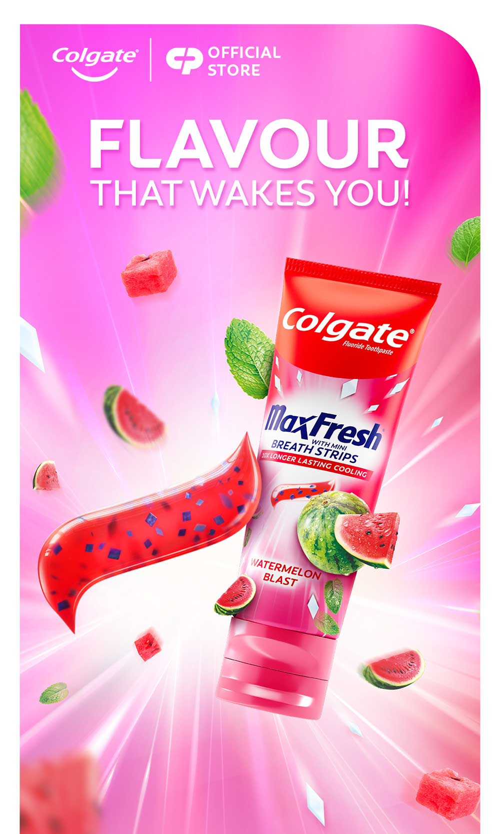 Colgate Max Fresh Peach Passion Toothpaste 100g/ [Bundle of 2 ...