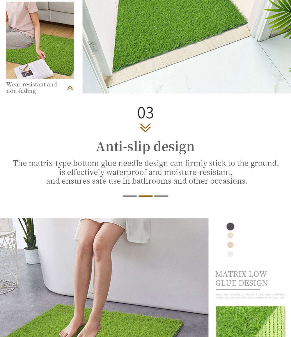 [SG Seller] door mat artificial turf synthetic grass Carpet Multi ...