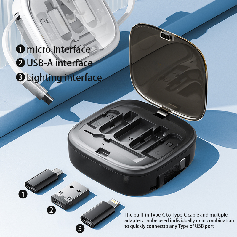 [SG Stock]60w 6 in 1 Multifunctional Retractable Cord Storage Box USB ...
