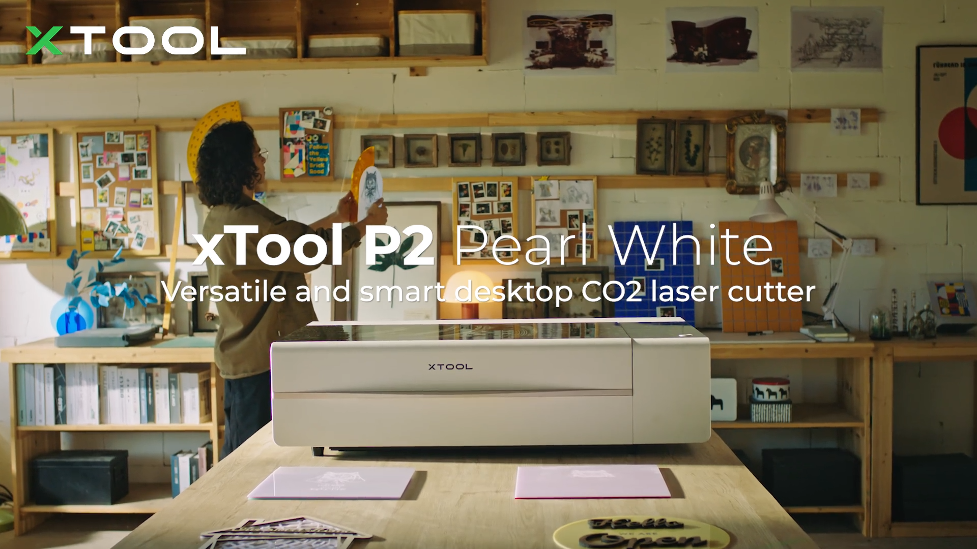 xTool P2 55W CO2 Laser Cutter, Smart Desktop Laser Engraver & Cutter ...