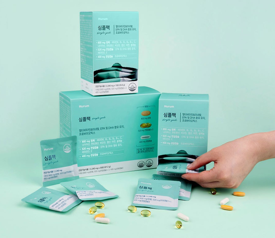 [KOREA] 🇰🇷 HURUM_official ⭐Simple Pack 30packs Multi Vitamin & Mineral ...