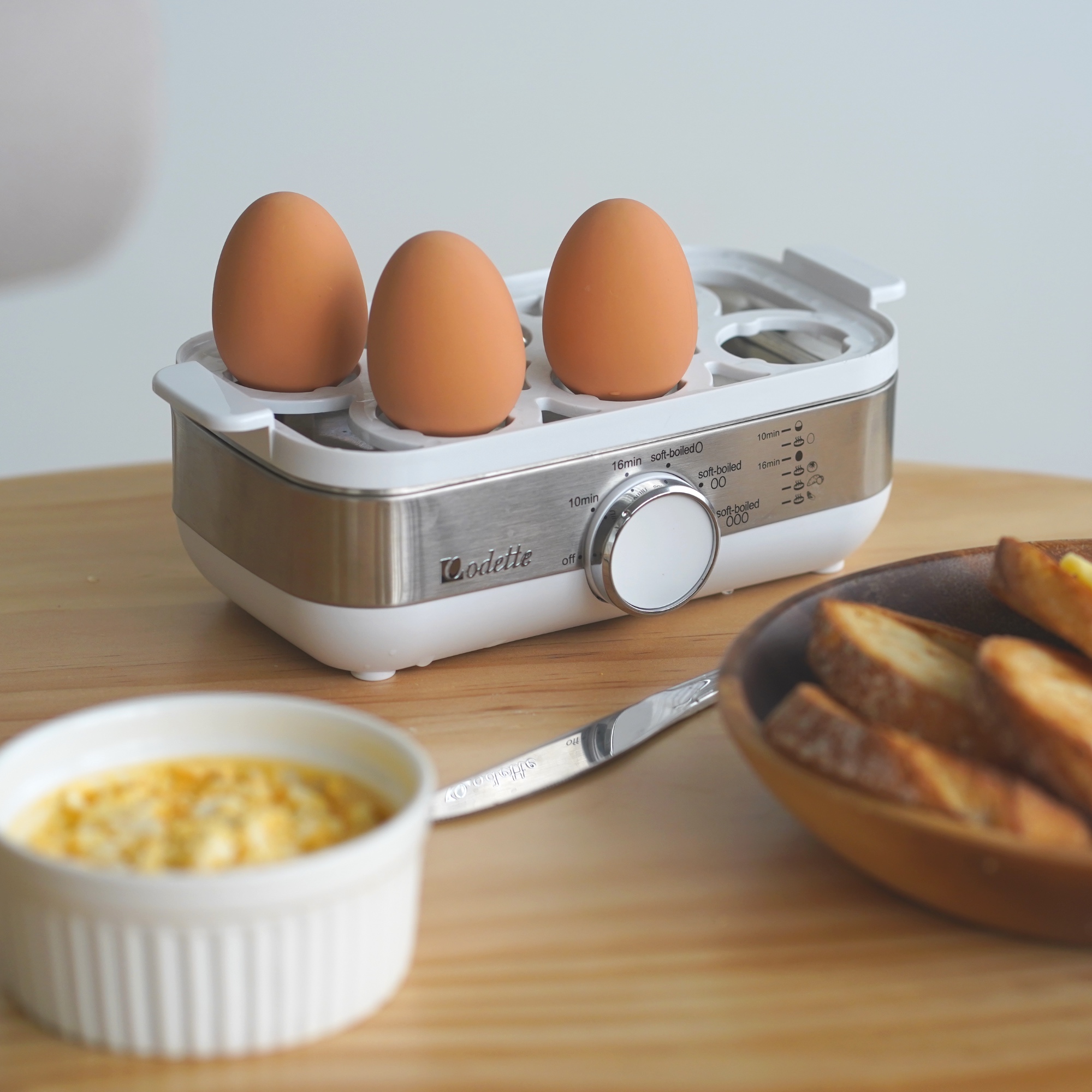 Odette Multifunctions Portable Steamer / Hard & Soft Boiled Egg Maker