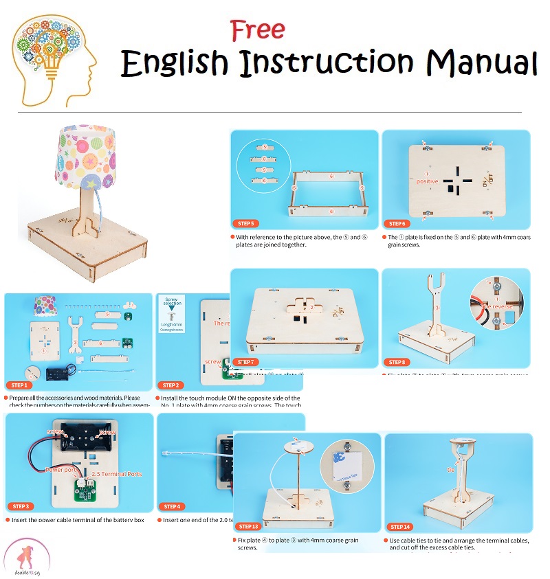 (SG Seller) STEM for Kids DIY Science Toy Kids DIY Science Electric ...