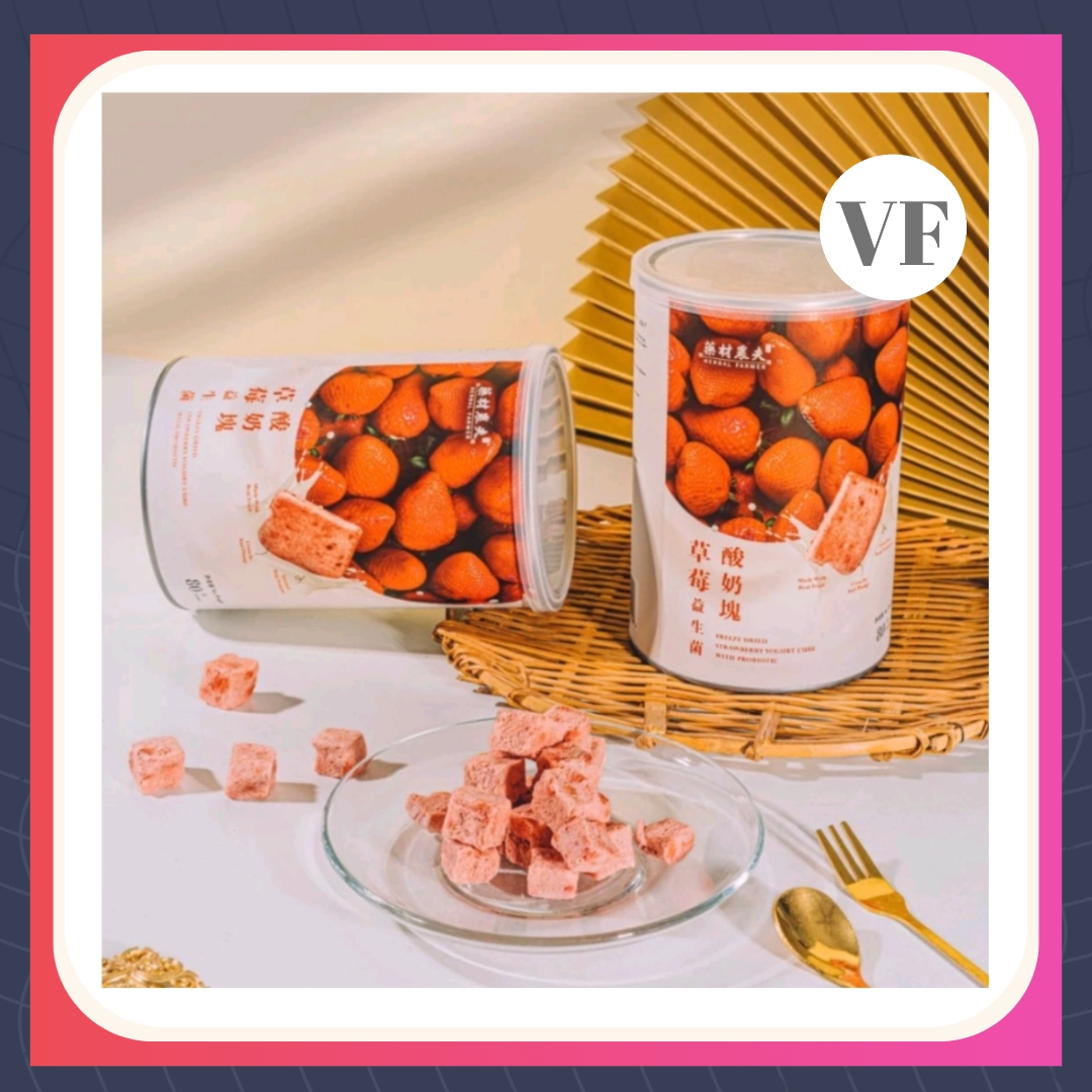 Herbal Farmer Freeze Dried Strawberry Wholefruit 60g & Strawberry ...