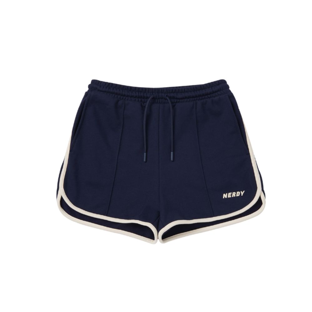 [ NERDY ]25SS★韓国人気★WOMEN'S RIBBON WOVEN DOLPHIN SHORTS Women'S Varsity Sportive Dolphin Shorts Los Angeles Dodgers