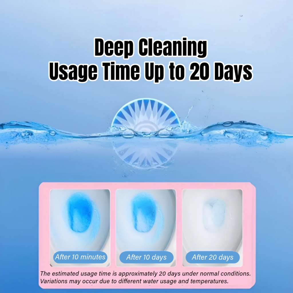 CleanZ 3in1 Advanced Antibacterial Toilet Cleaning Tablets Long-Lasting ...