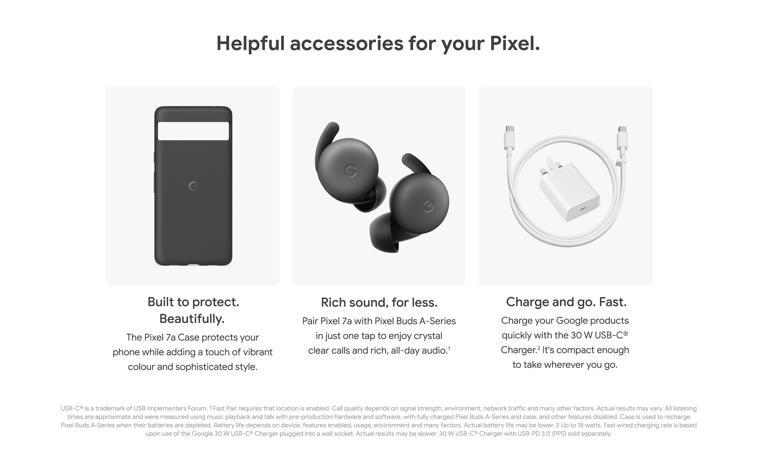 Google PIXEL BUDS A-SERIES CLEARLY WHITE - ヘッドホン