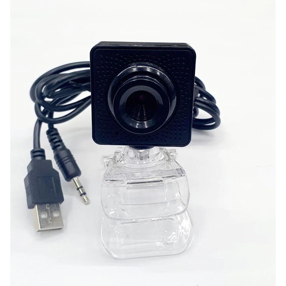 Portable Mini USB Webcam Square Design in Black for Desktop PC Laptop ...
