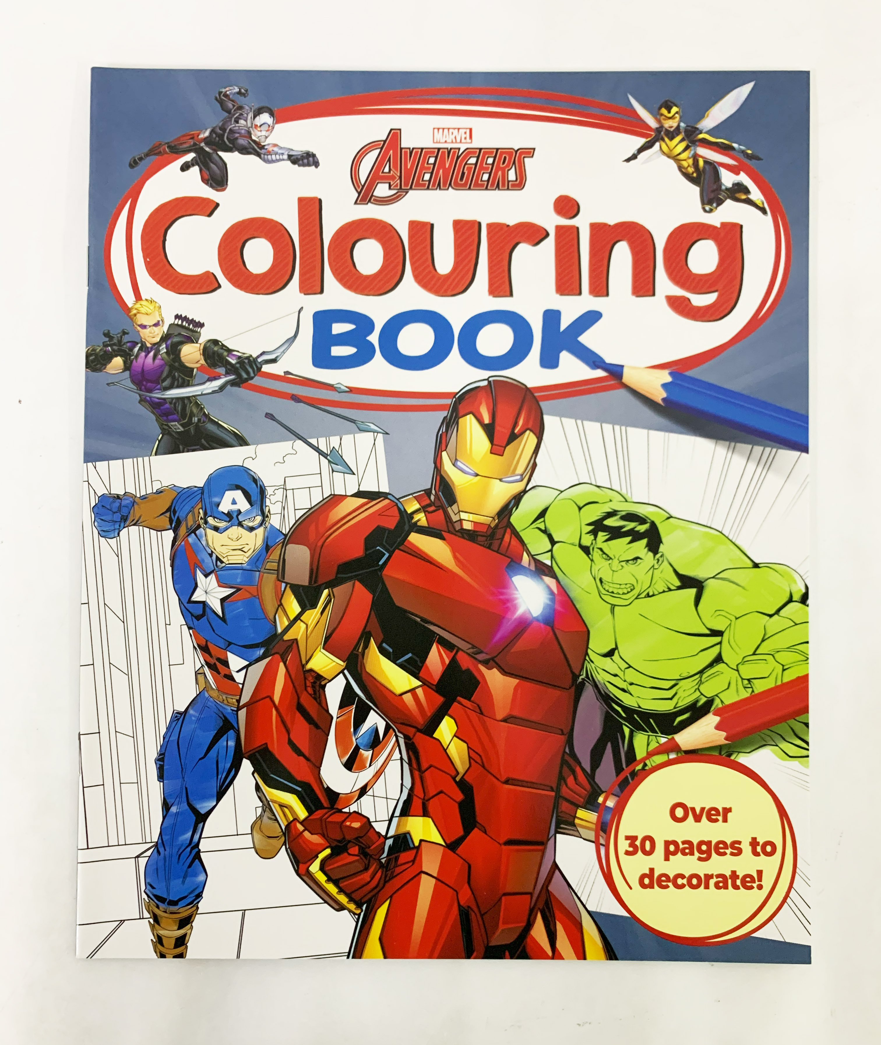 Marvel Avengers Simply Colouring Book For Kids With Super Heroes ...