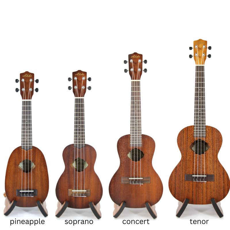 Aleho Tigerwood Ukulele with free gigbag (3-sizes) | Shopee Singapore