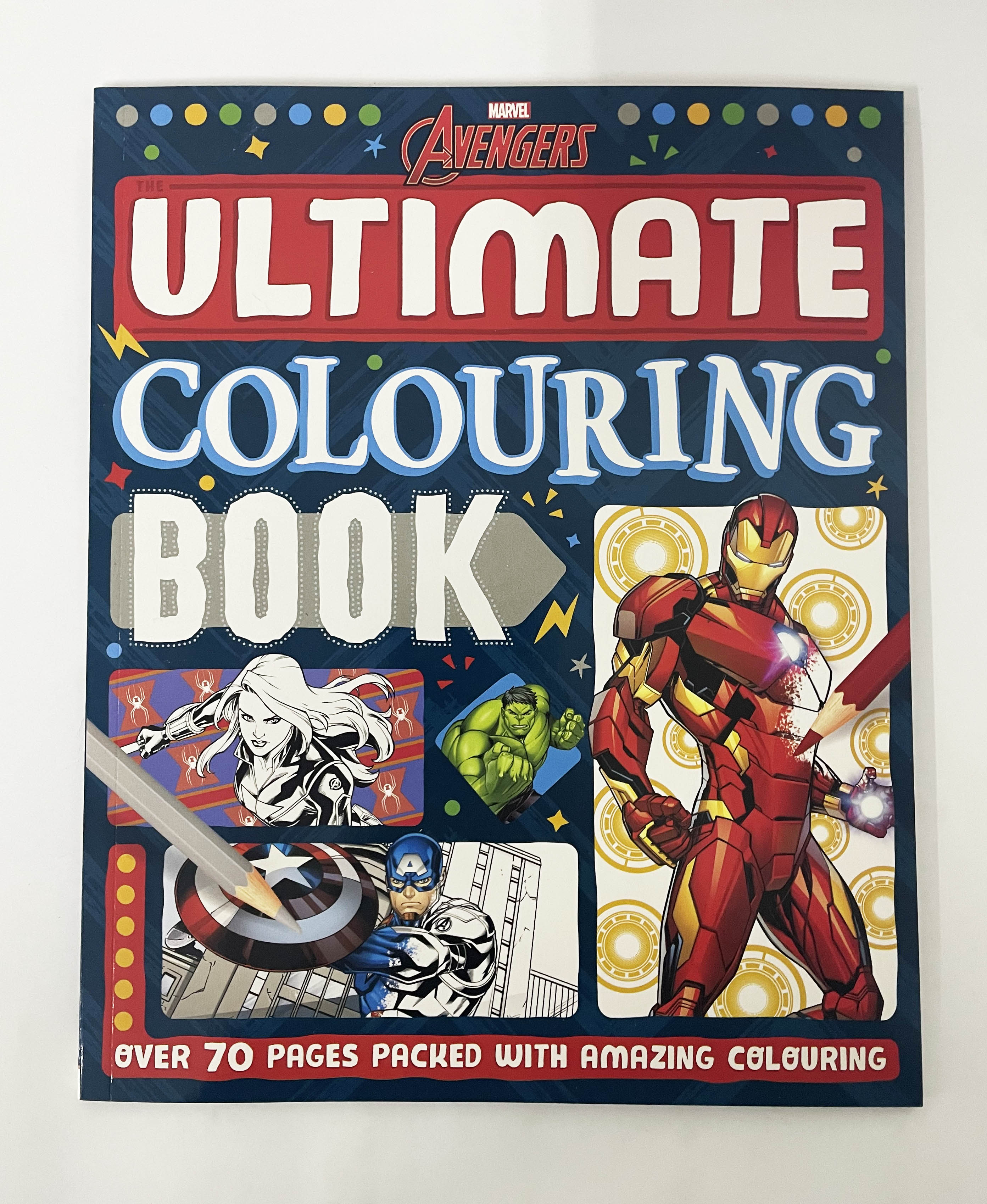 Marvel Avengers The Ultimate Colouring Book For Kids With 72 Pages ...