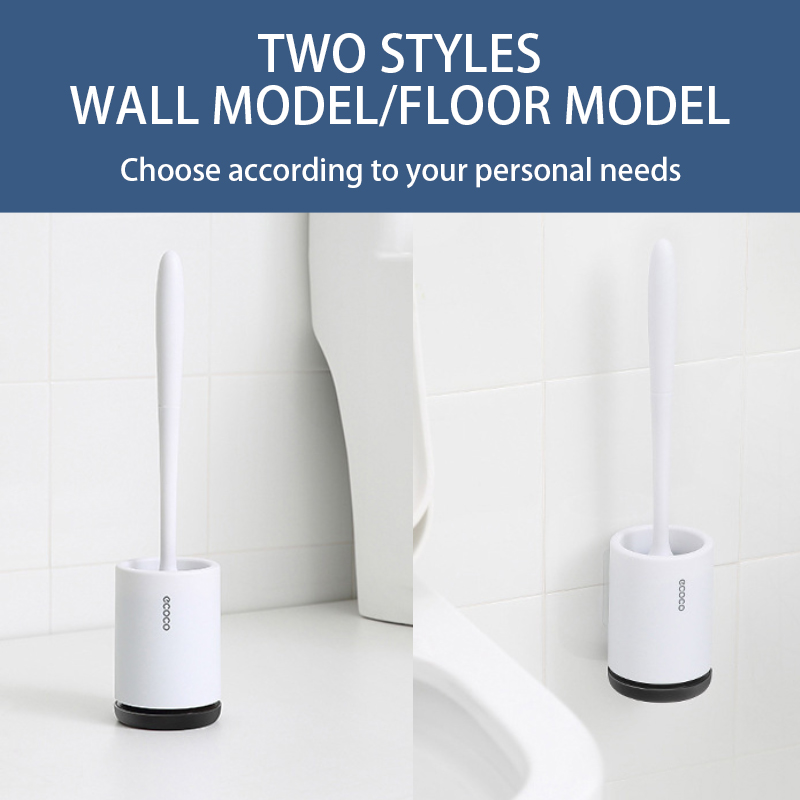 【SG Stock】Silicone Bathtub Brush No Drill Wall Mounted Toilet Brush ...