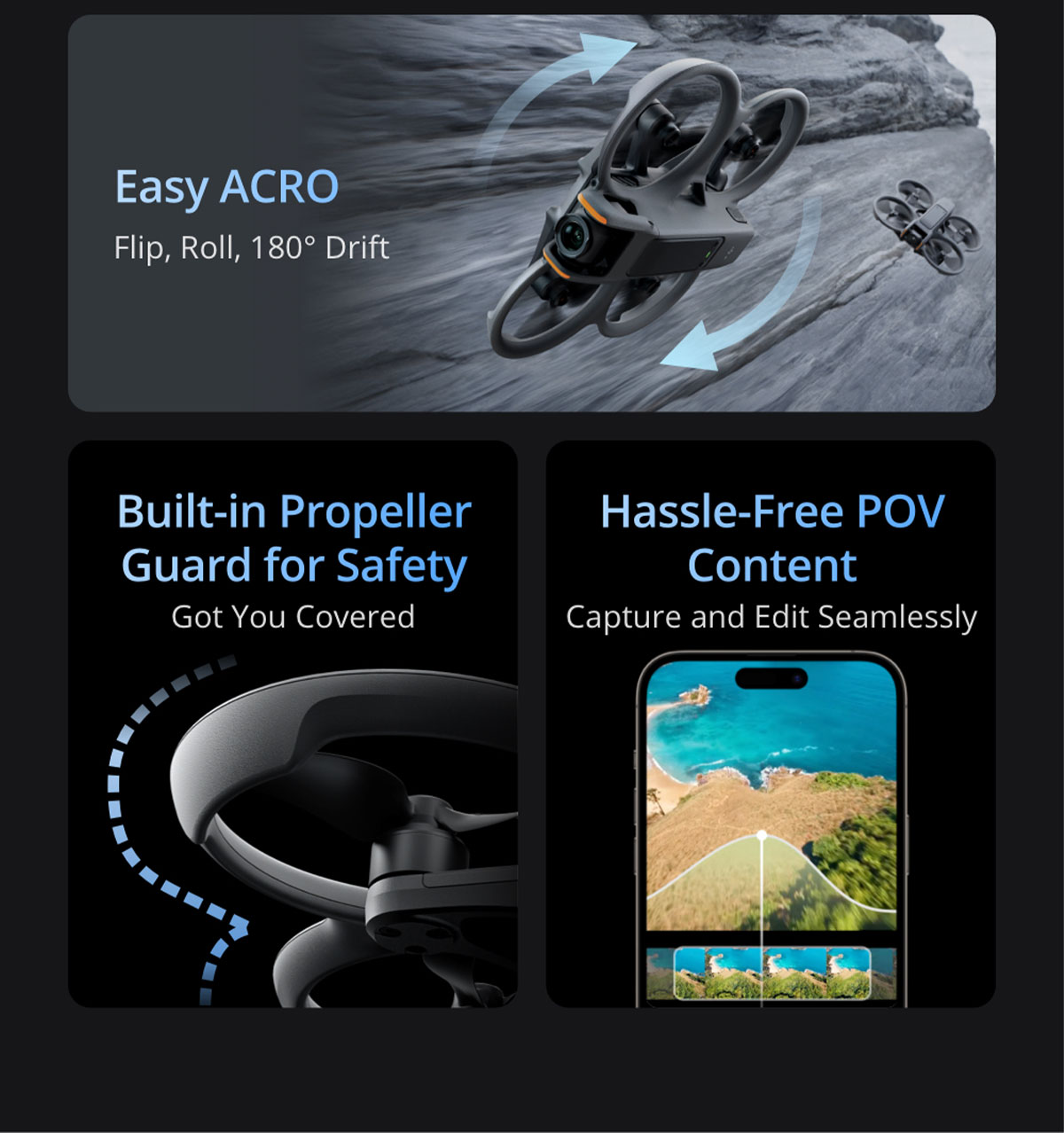 DJI Avata 2 - Camera Drone | Immersive Flight Experience | Intuitive ...