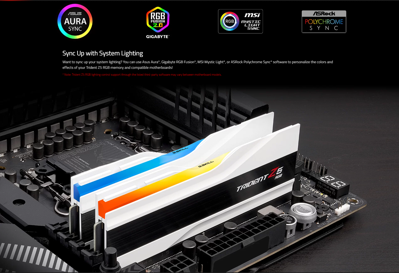 FUWELL - G.Skill Trident Z5 RGB 6400MHz CL32 (2x16GB) 32GB Kit CL32 ...