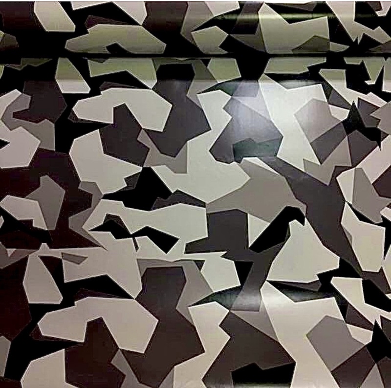 camouflaged camo vinyl sticker wrap -adhesive -stretchable -washable ...