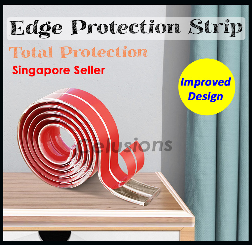 【SG Seller】 ️1m|2m Clear Edge Protector ️Self Adhesive Guard Sharp ...