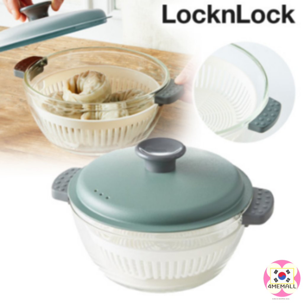 LocknLock SIMPLE COOK GLASS CASSEROLE 3 types 1L 1.5 L 2L Microwave ...