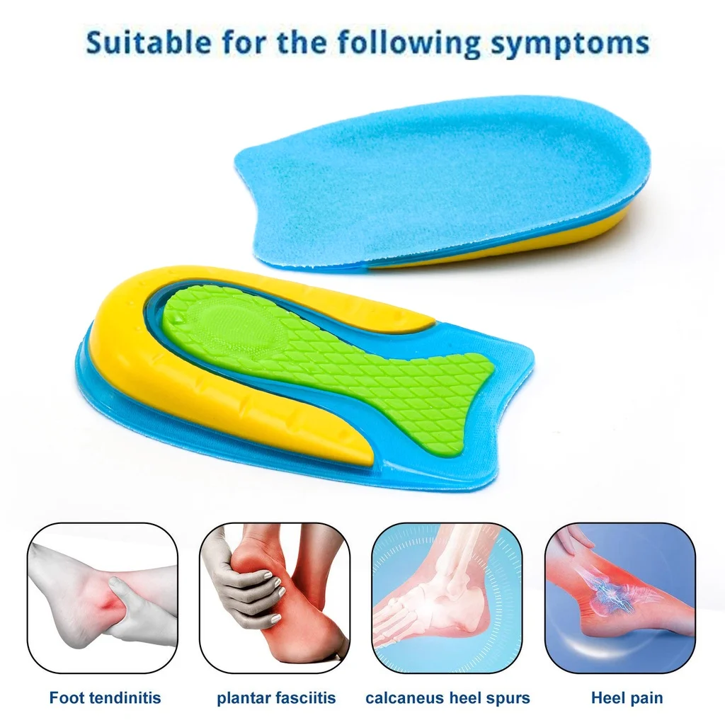 Heel Gel Pad Foot Feet Support Cup Silicone Soft Cushion Heels Pain ...
