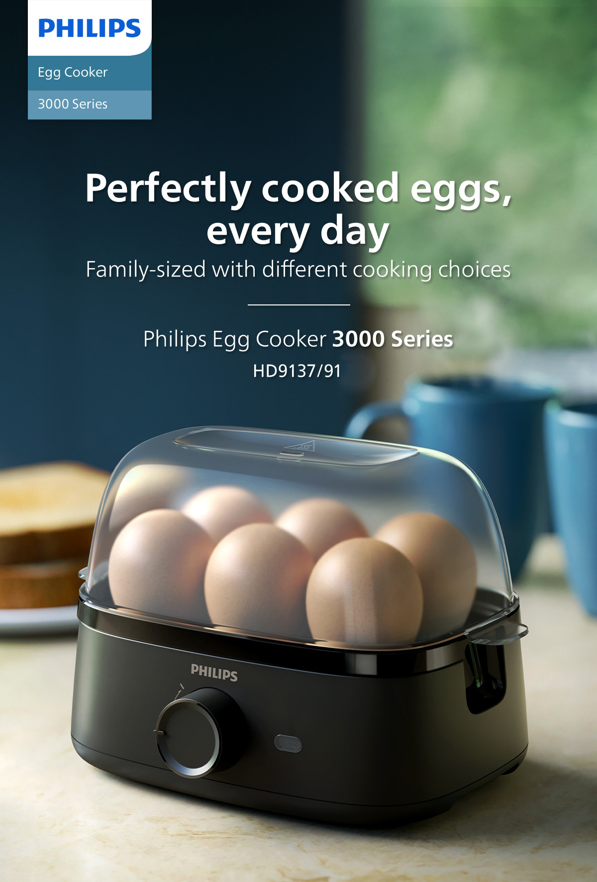 3000 SERIES ELECTRIC EGG MAKER HD9137 91 TANGS Singapore