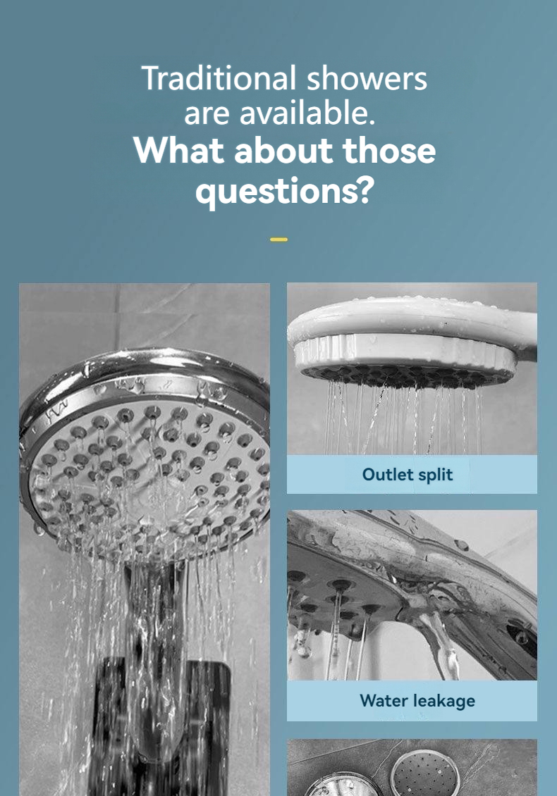 5 Modes High Pressure Handheld Shower Bath Heads Bathroom Accessories ...