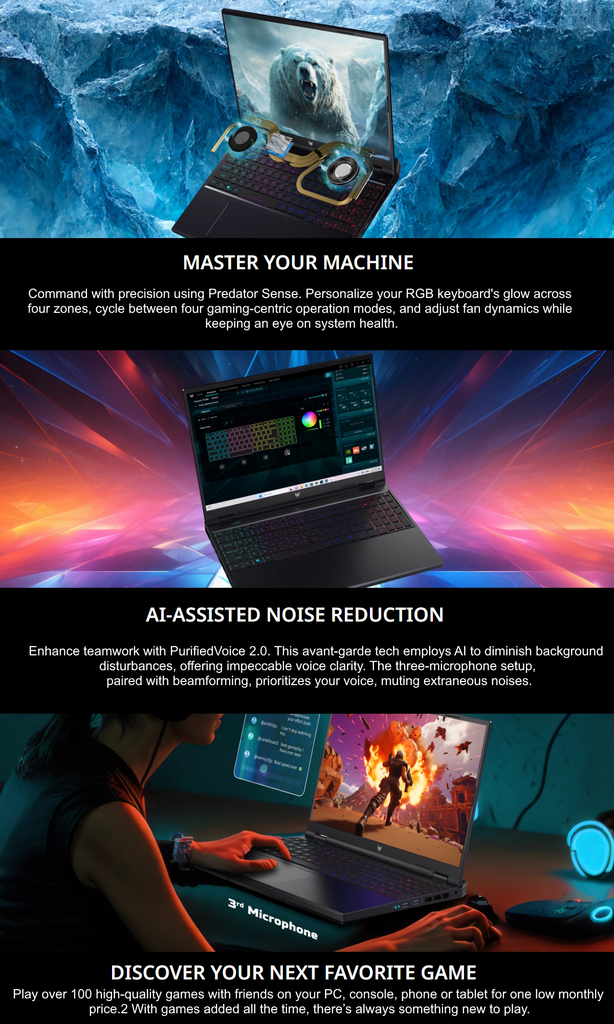 [NEW AI Gaming PC][NVIDIA RTX 4050 & Intel i7 -14700HX] Predator Helios ...