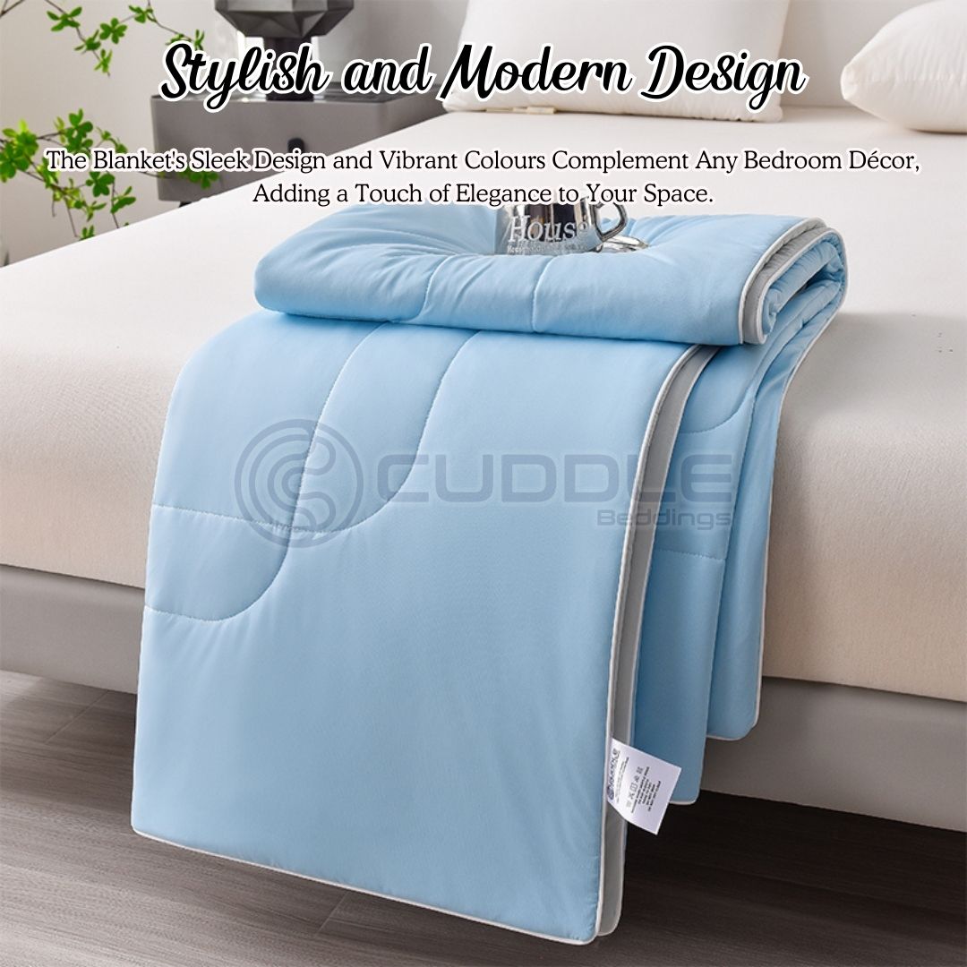 Cuddle™ Ice Silk Super Cool 2.0 Summer Blanket / Super Cooling Icesilk ...