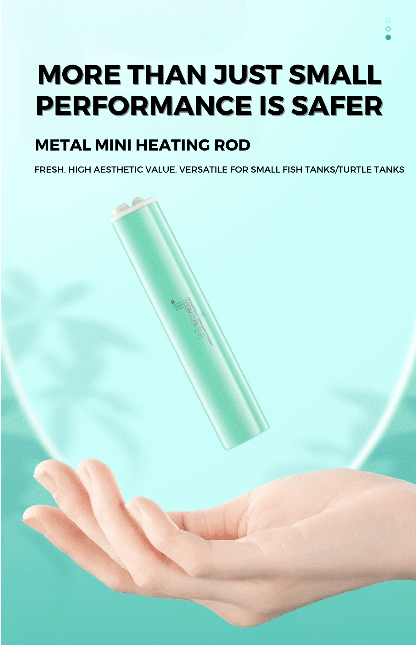 Yee Turtle Mini Heating Rod, Small Fish Tank Heater | Shopee Singapore