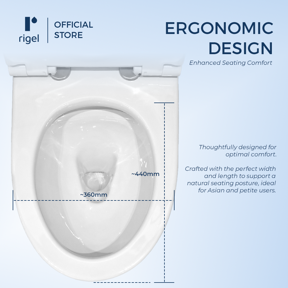 RIGEL Rimless Toilet Bowl WC8056F | Shopee Singapore