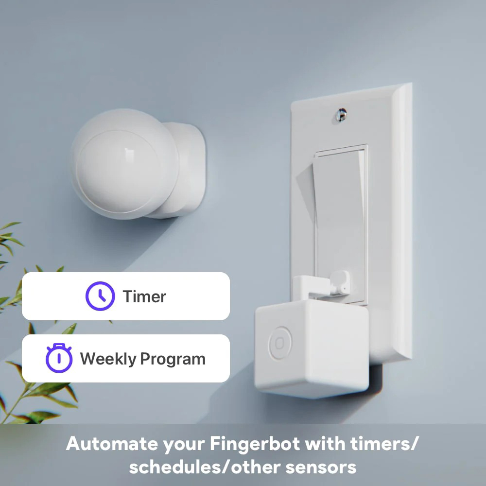 MOES Tuya Smart Fingerbot Zigbee Bluetooth Finger Robot Button Pusher ...
