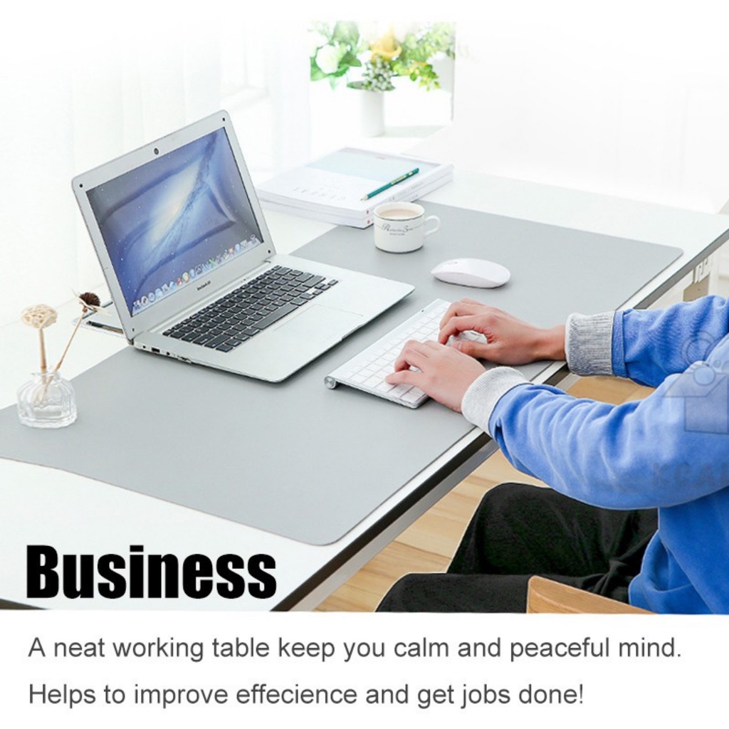 SG Waterproof Leather Desk Mouse Pad - Large Desktop Table Mat Laptop ...
