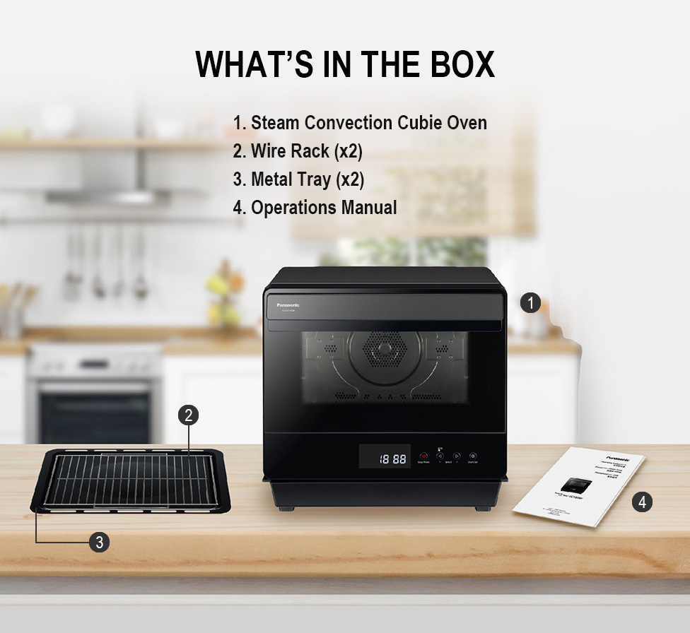 Panasonic NU-SC180BYPQ 20L Convection Steam Cubie Oven | Shopee Singapore