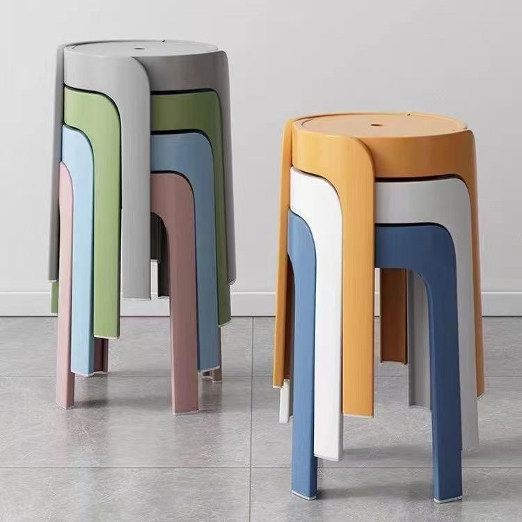 RSmart.SG I PS1674 I Nordic Style Stackable Plastic Stool Thickened ...