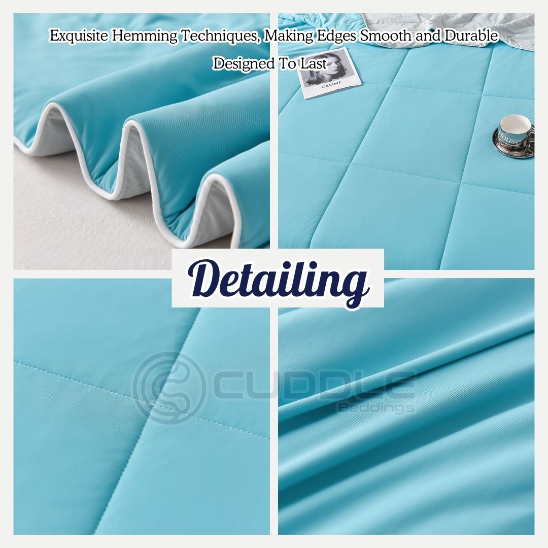 Cuddle™ Ice Silk Super Cool 2.0 Summer Blanket / Super Cooling Icesilk ...