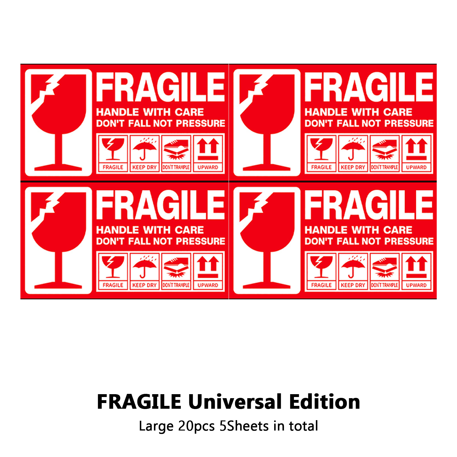 Fragile Label Sticker / Fragile sticker / Shipping Label / Carton Box ...