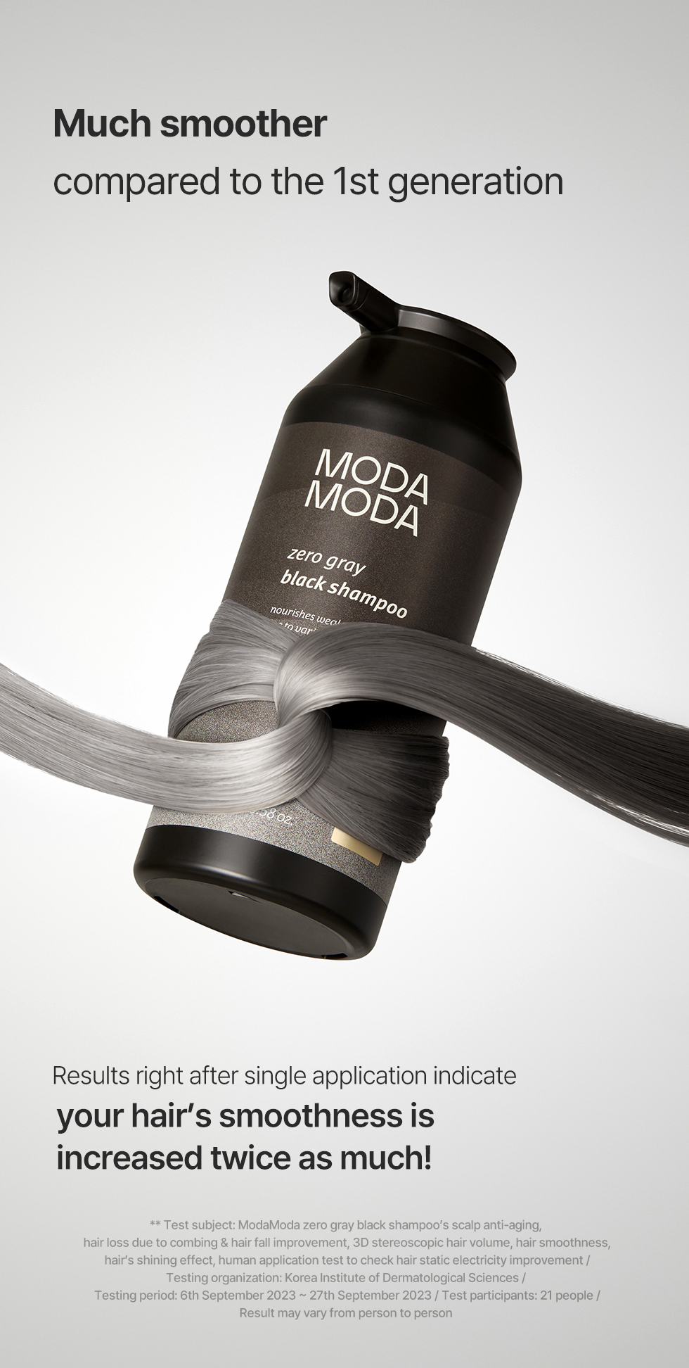 MODAMODA Zero Gray Black Shampoo 300g | Shopee Singapore