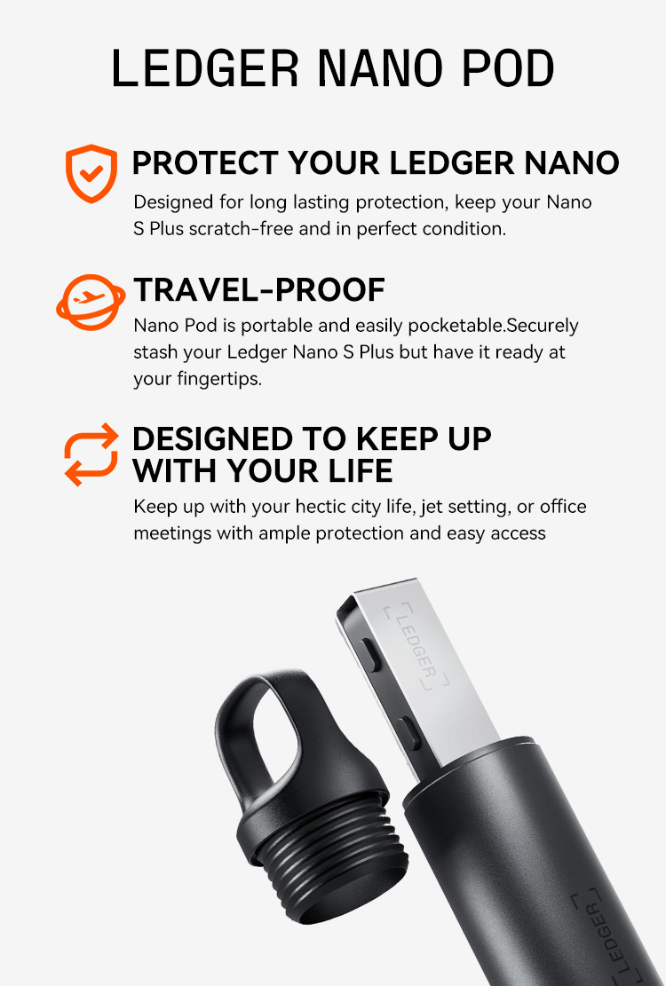 Ledger Nano S Plus Pod - On-The-go Protection for Your Ledger Nano S Plus |  Shopee Singapore