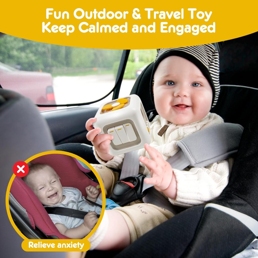 6 in 1 Montessori busy Cube Toys Sensory Toys Baby Practice motor ...