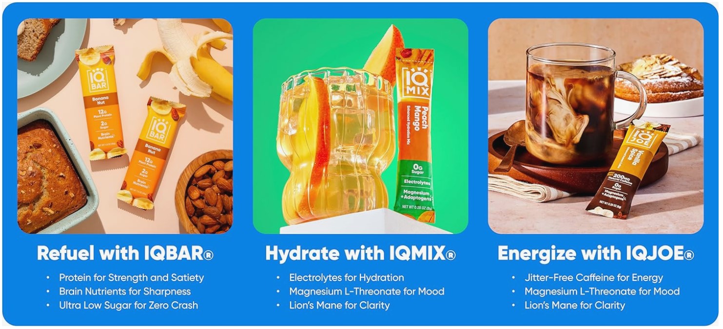 [SG Authorized Seller] IQBar IQMIX Sugar Free Electrolytes Powder ...
