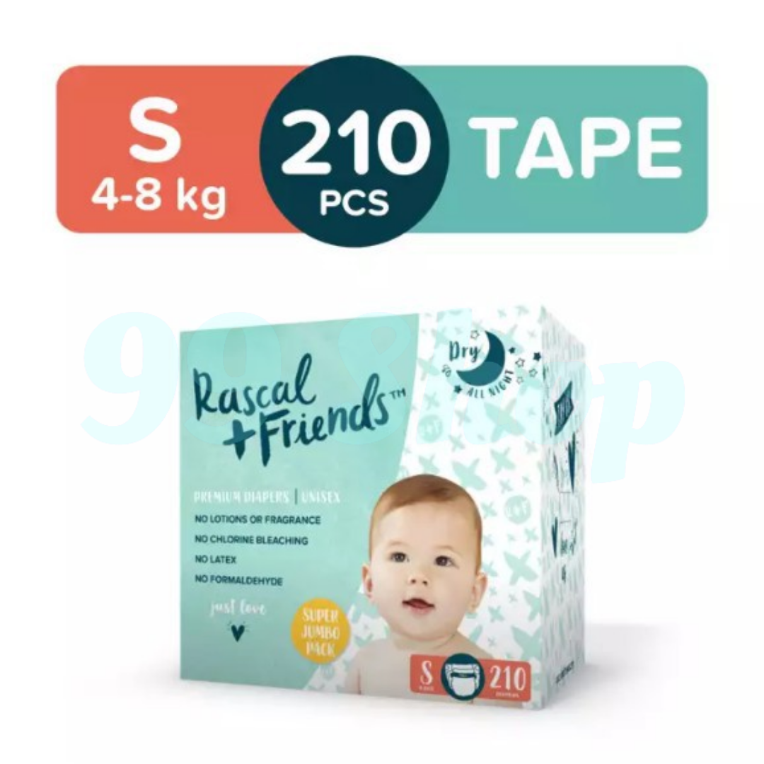 Rascal + Friends Diaper Tape/Pants Dermatological Certified Pack Price ...