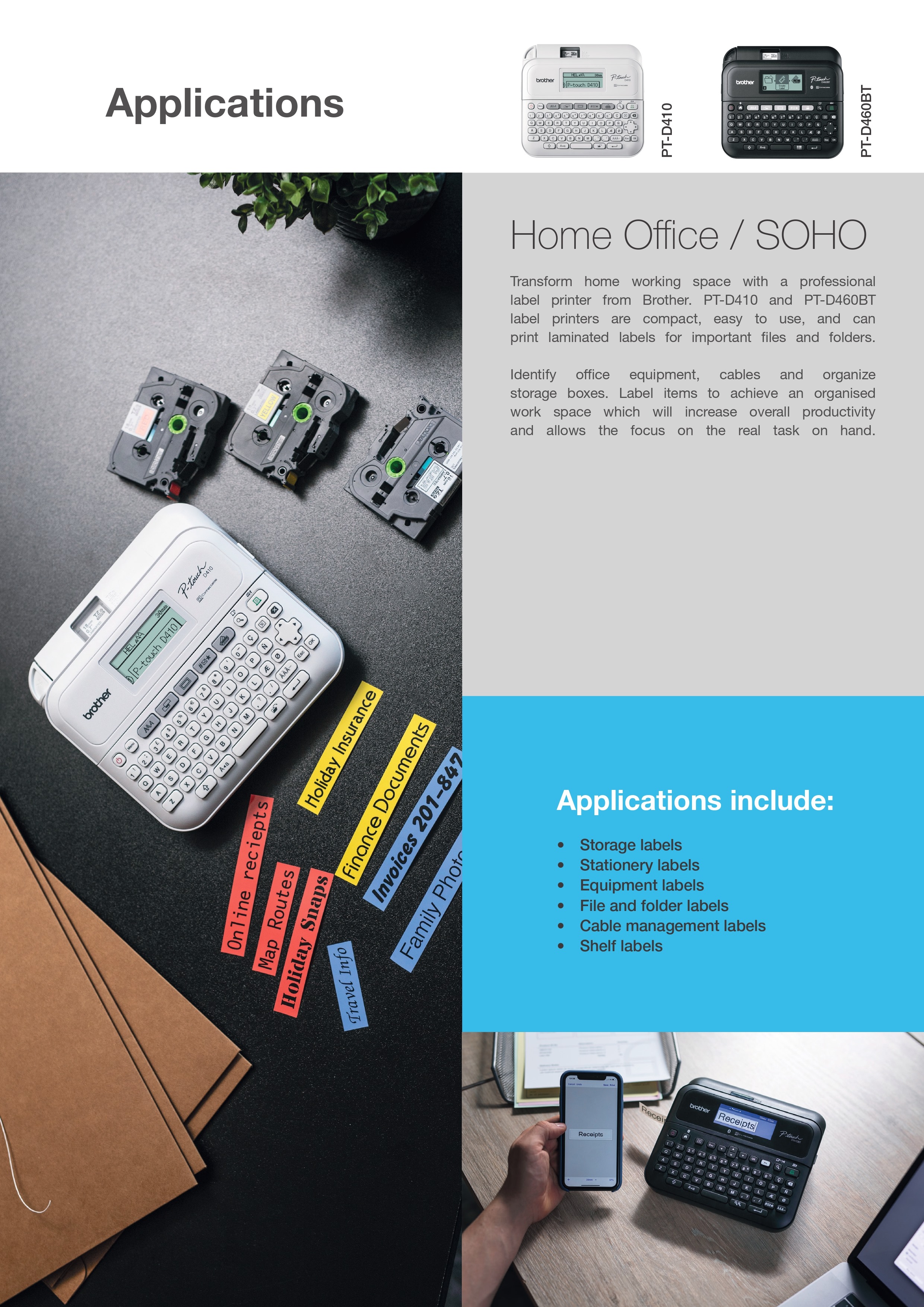 Brother PT-D410 Label Printer | Shopee Singapore