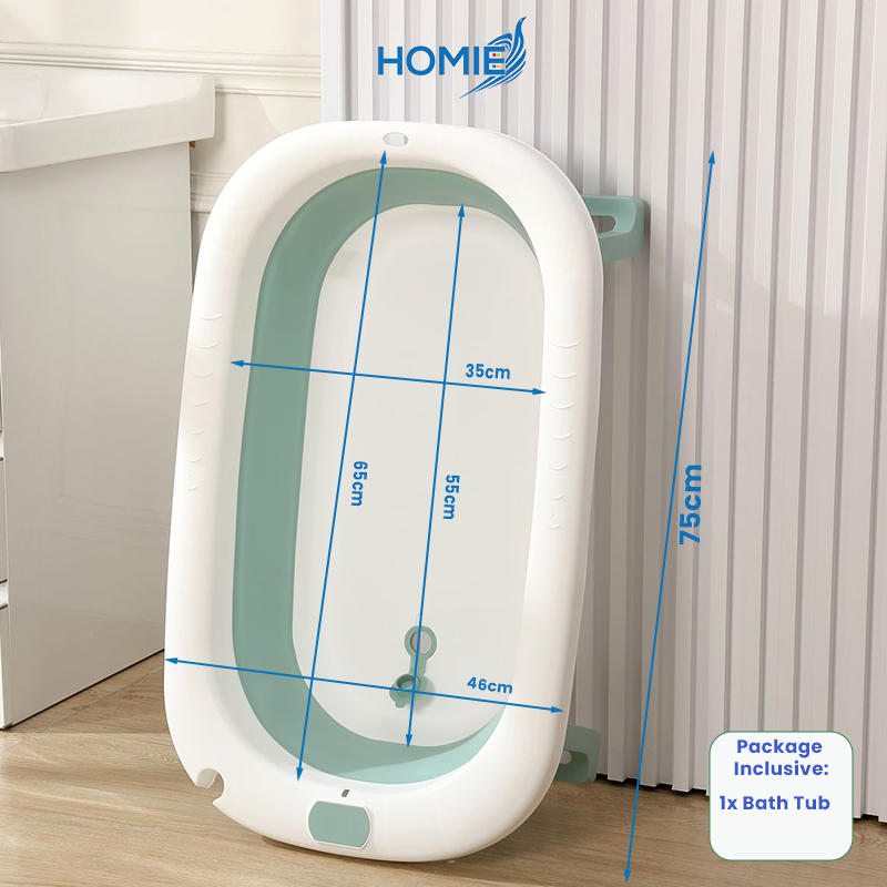 HOMIE 0-6Years Foldable Baby Bath Tub Children Shower Basin Portable ...