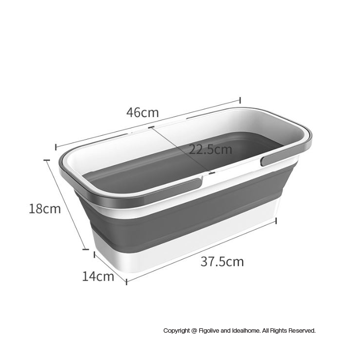 [Limited Time Offer] Slim Long Rectangle Collapsible Mop Bucket for ...