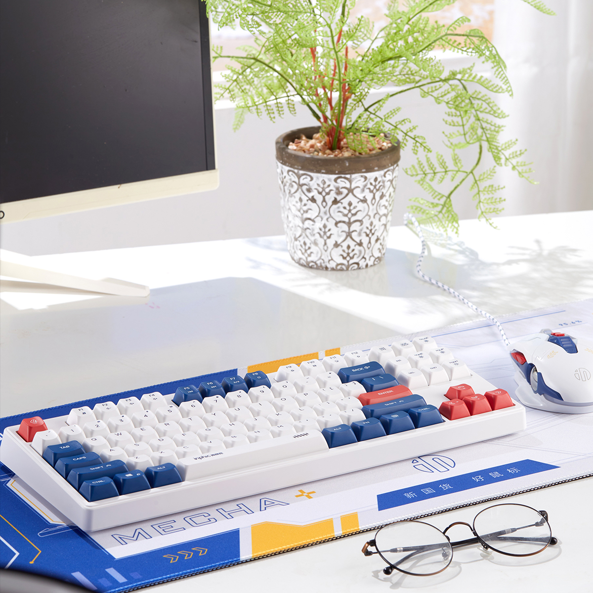 INPHIC PD900 & PD60 Mouse Pad:Non-Slip Base,Smooth Surface,Comfort ...