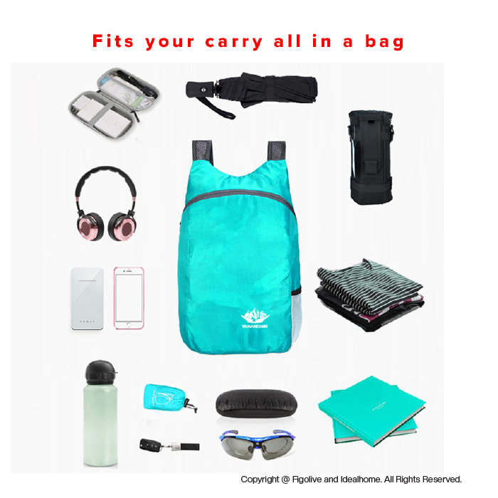 thumbnail image 2 of LAVA Durable Lightweight Packable Backpack - Water Resistant Travel Daypack, Foldable Ultralight 2 of 6
