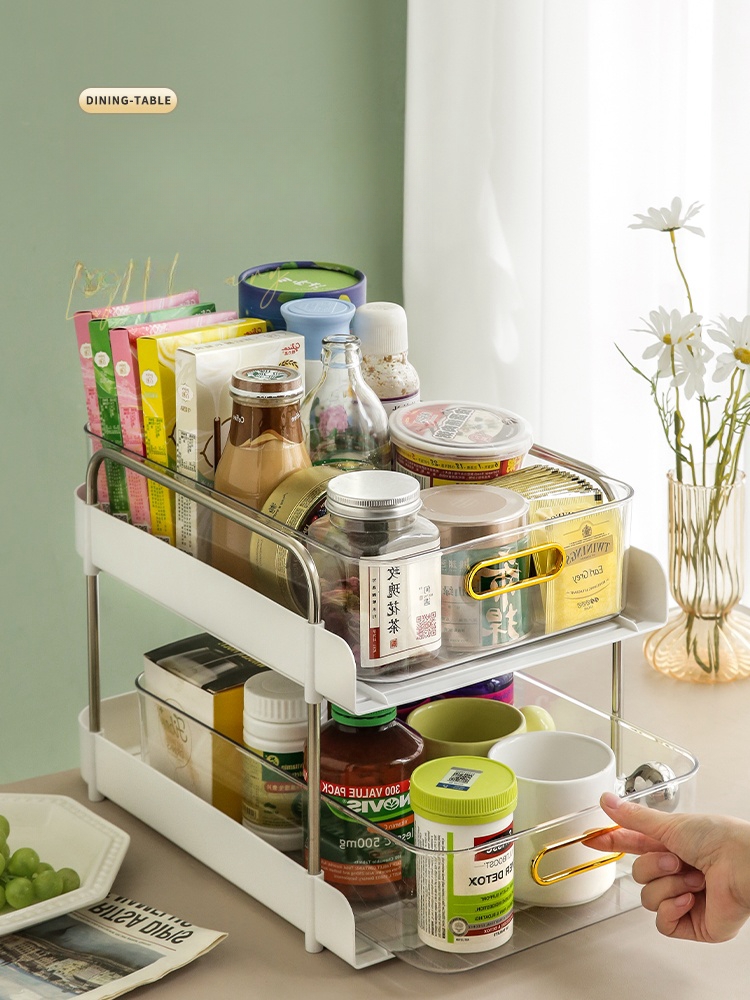 SG Drawer-Type Dining Table Multifunctional Storage Rack Coffee Table ...