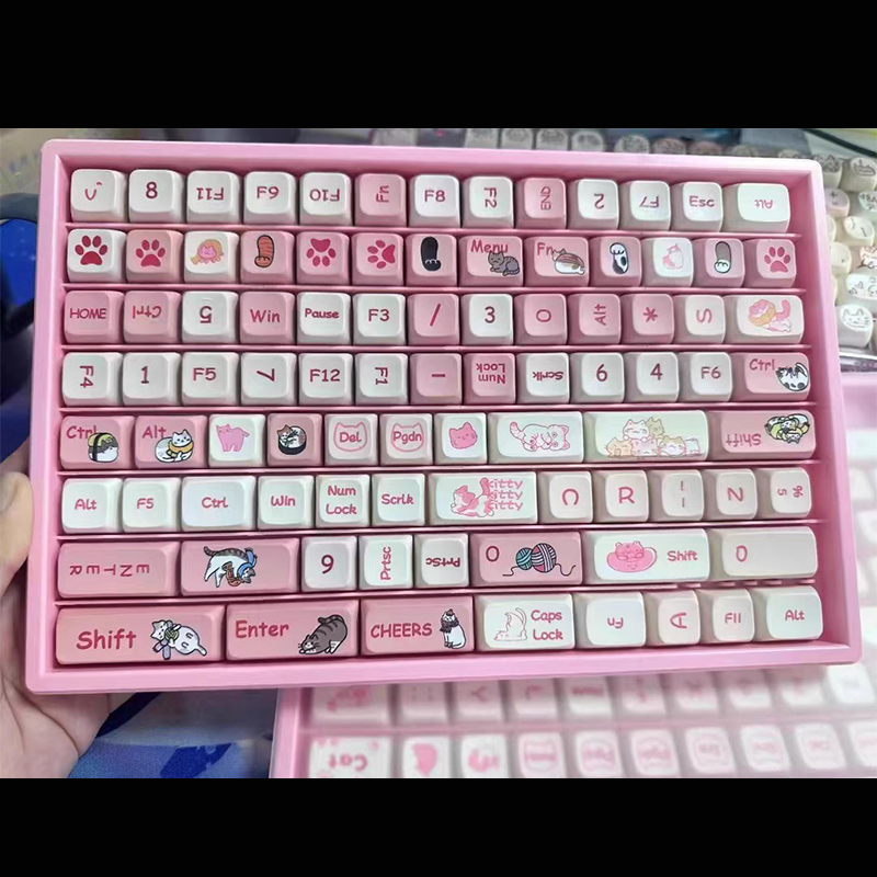 SG丨2Layers Keycaps Storage Box With Lid Keycaps Display Container ...