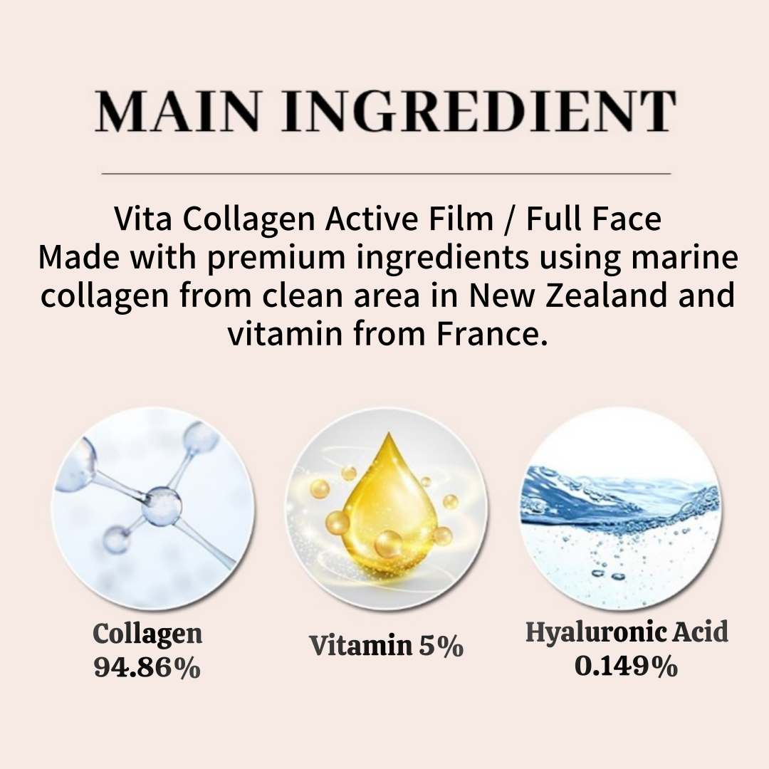 [REVCELL] 2.0 Full Face Activfilm Melting Mask | Collagen Mask 10 EA ...