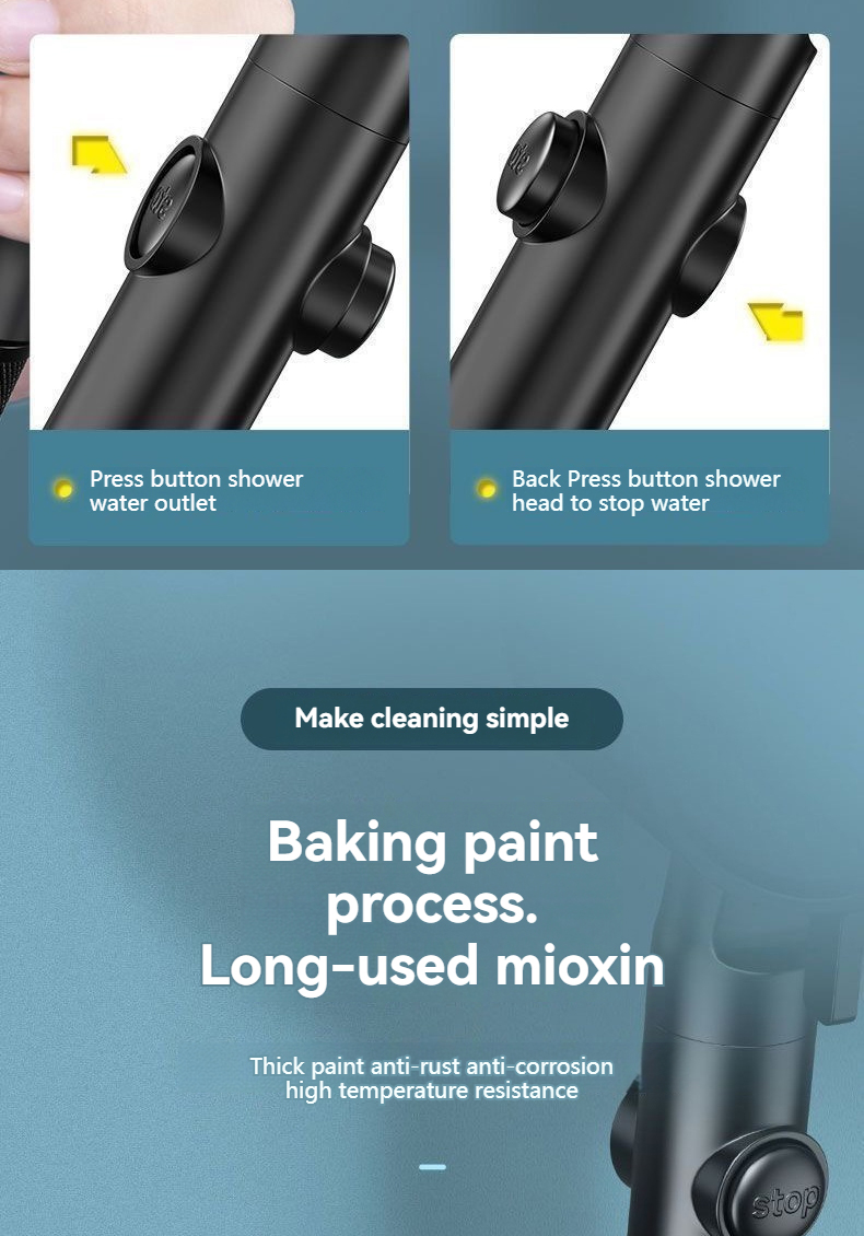 5 Modes High Pressure Handheld Shower Bath Heads Bathroom Accessories ...