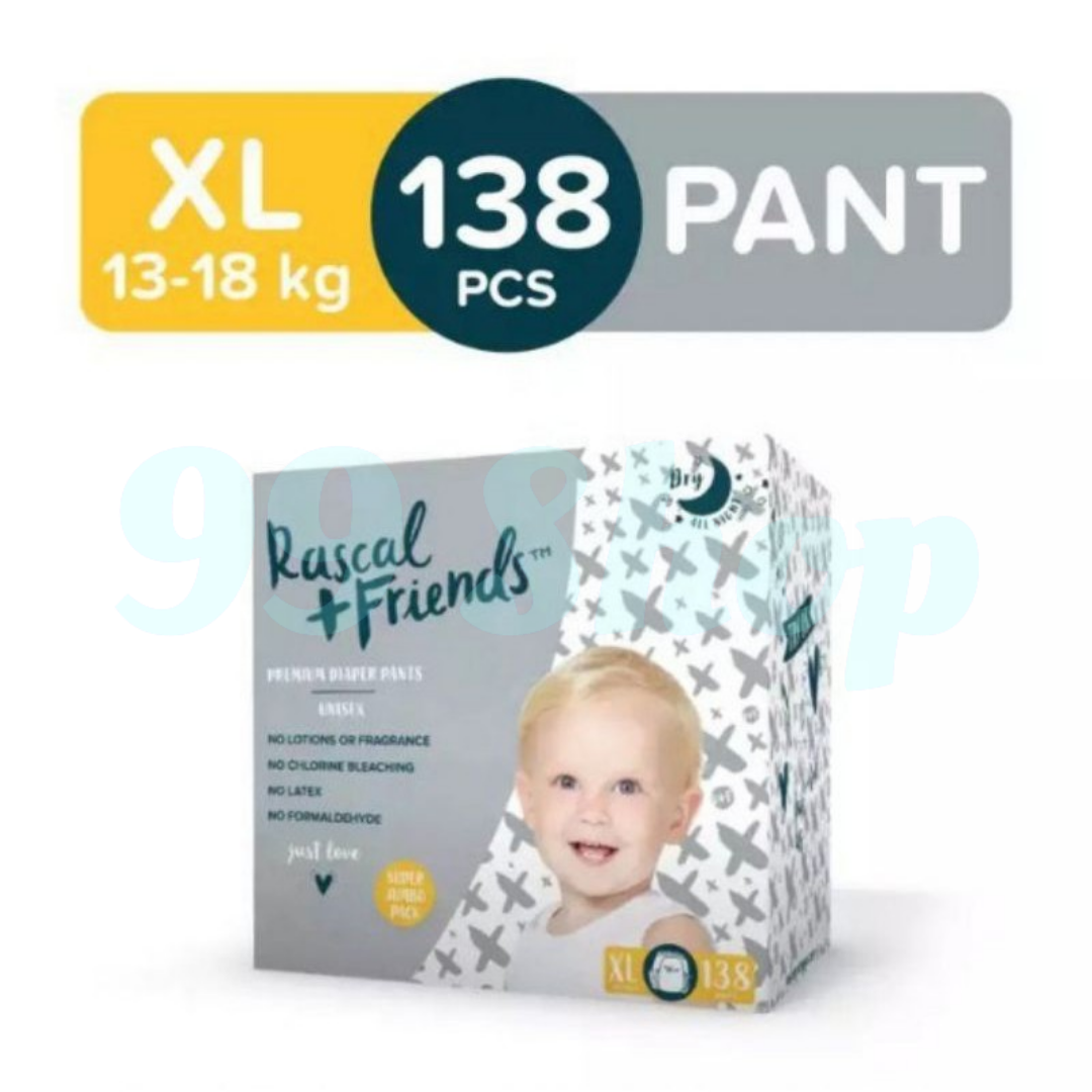 Rascal + Friends Diaper Tape/Pants Dermatological Certified Pack Price ...